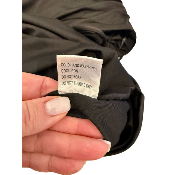 Princess Polly Eliza mini dress black - size 4 - Picture 6 of 9